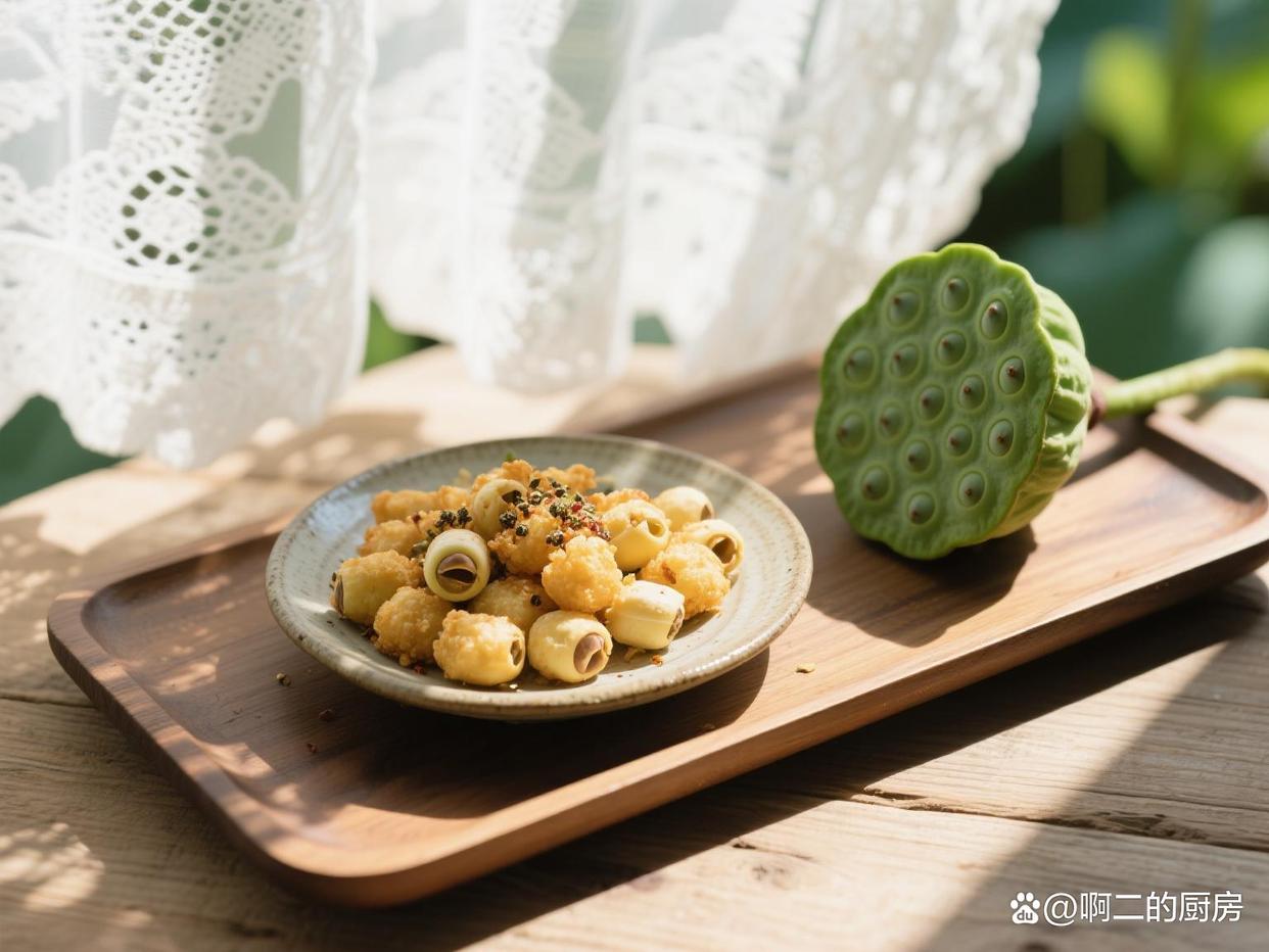 椒盐莲子酥：天然酥脆，家庭轻养生零食的美味秘籍