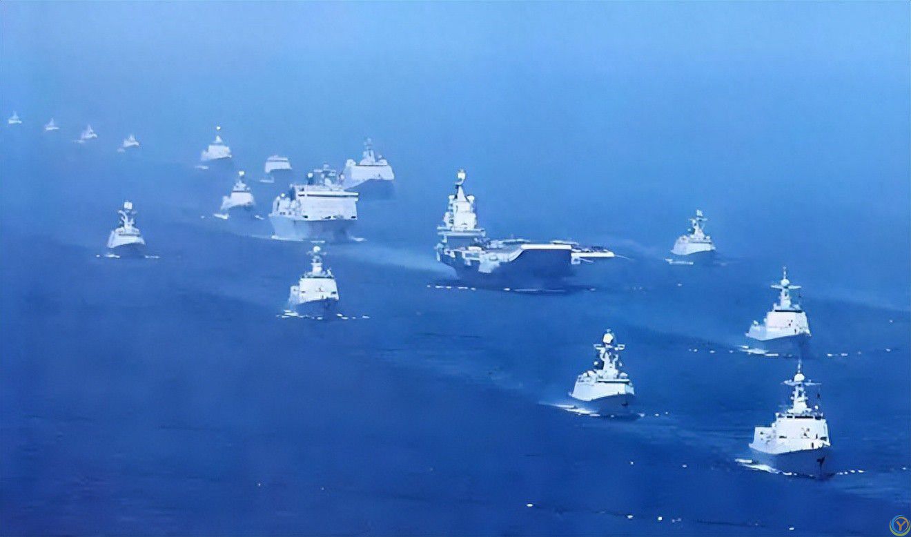 中美航母对峙，美航母调头折返，实力差距悬殊，关岛已门户洞开？