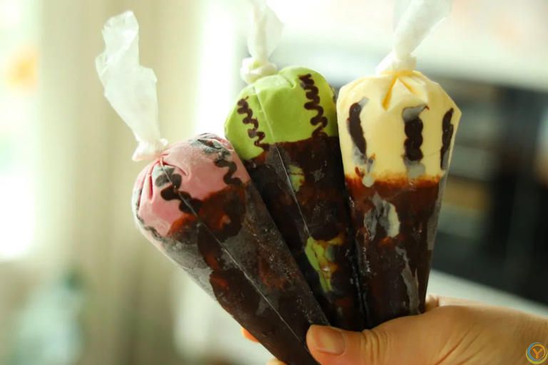 天热别买冰淇淋了，在家简单几样食材无模具也能做