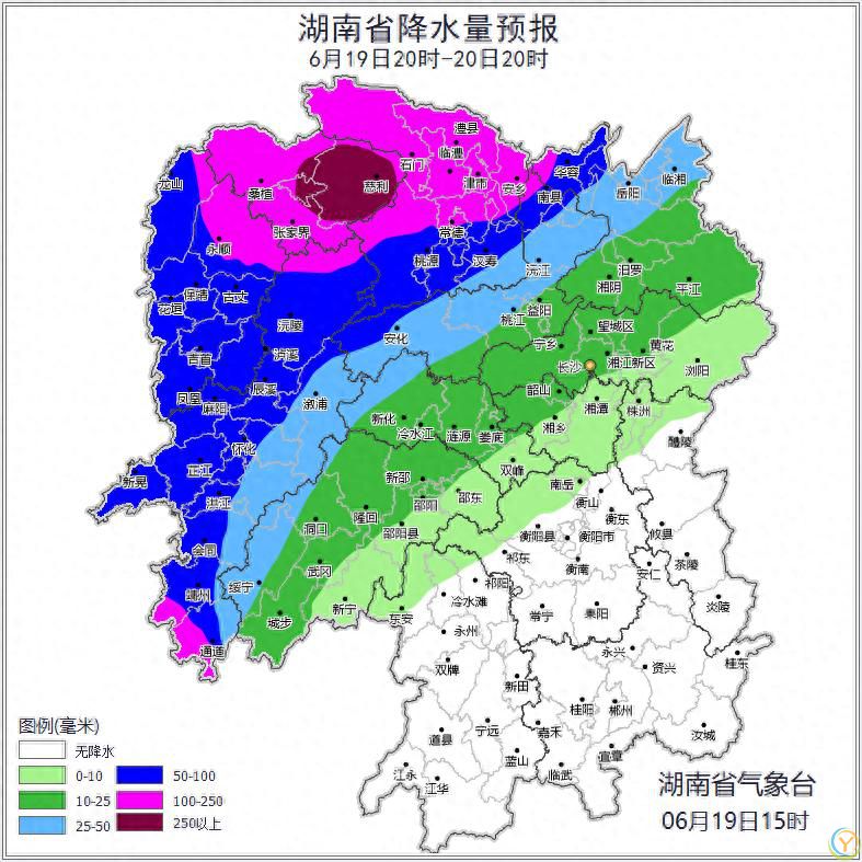湖南气象发布：降温！特大暴雨！9级雷暴大风！