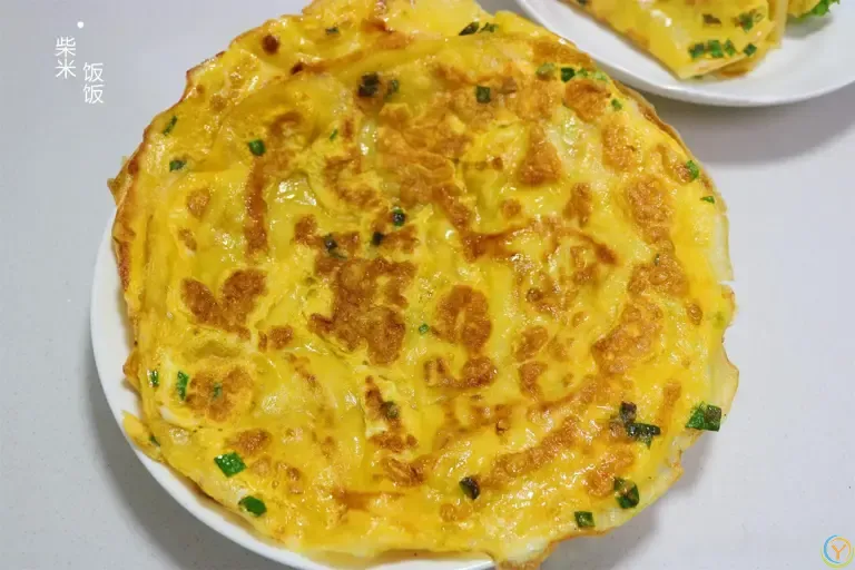 超软鸡蛋饼，晚上和面早上做，早餐吃太好了