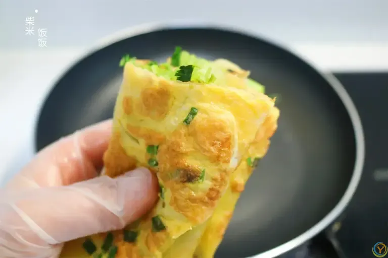 超软鸡蛋饼，晚上和面早上做，早餐吃太好了