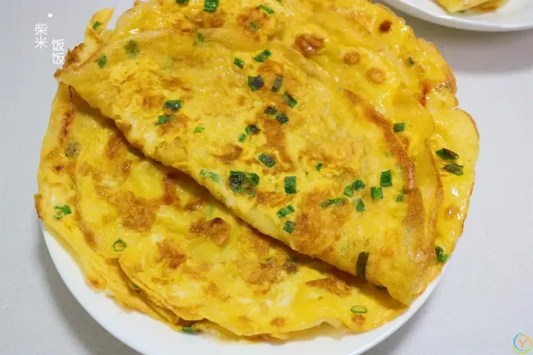 超软鸡蛋饼，晚上和面早上做，早餐吃太好了