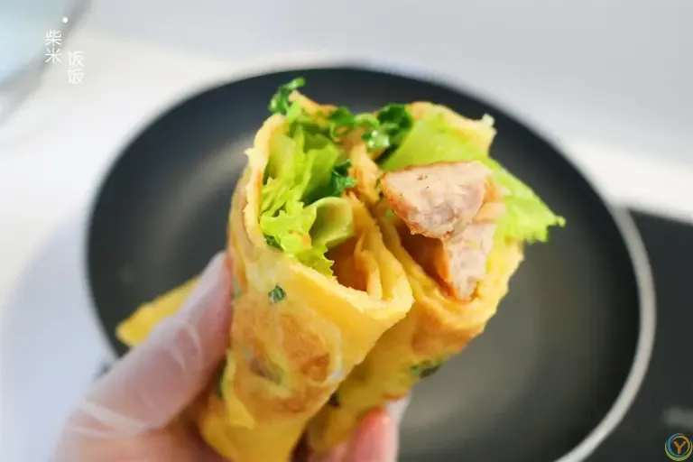 超软鸡蛋饼，晚上和面早上做，早餐吃太好了