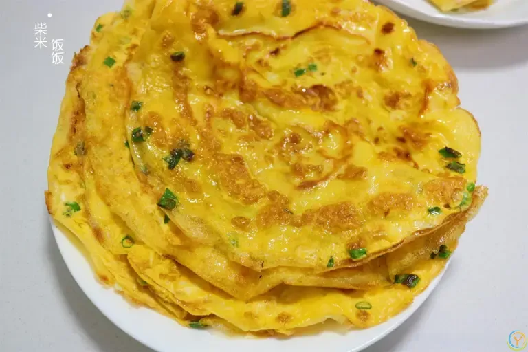 超软鸡蛋饼，晚上和面早上做，早餐吃太好了