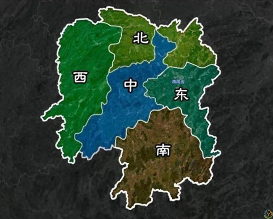 湖南省的湘东、湘西、湘南、湘北、湘中是如何划分的？