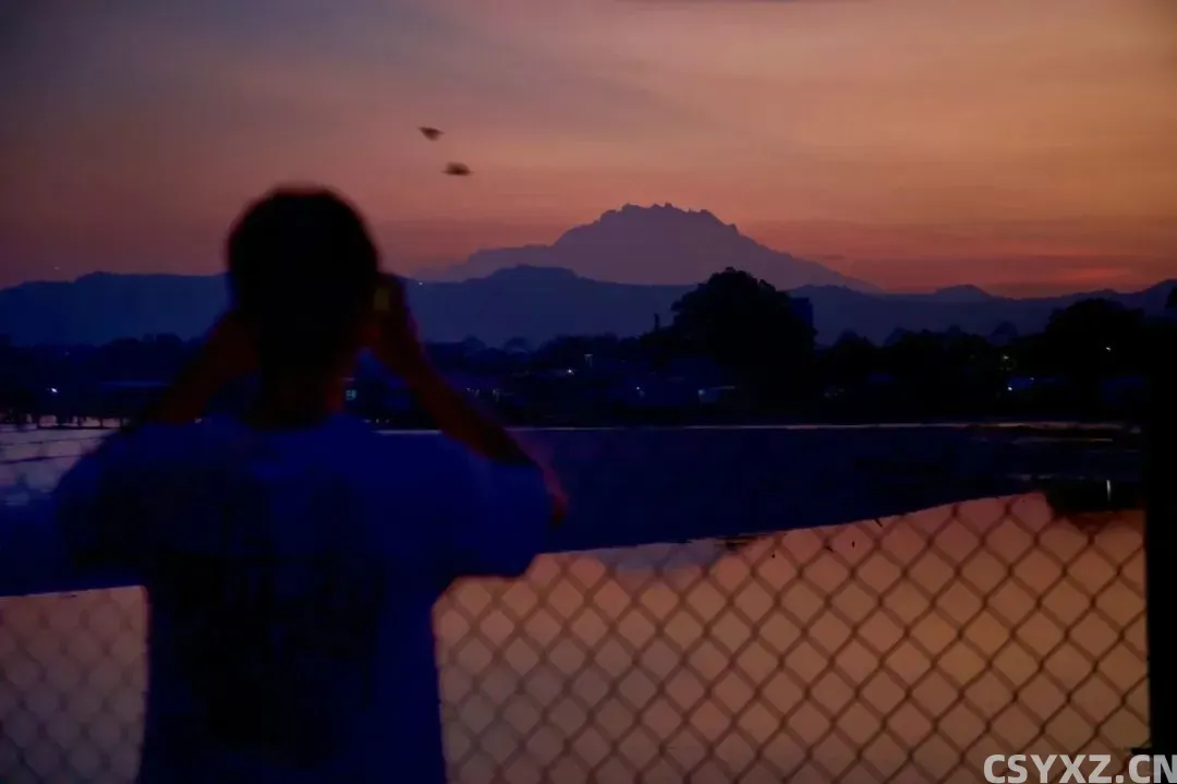 △在随性的情况下与日出不期而遇。(图/受访者供图)
