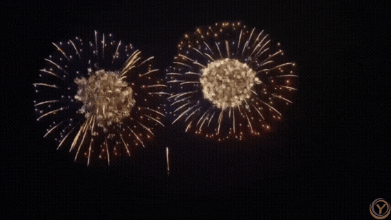 △借浏阳烟花来庆生。(图/晓洋)