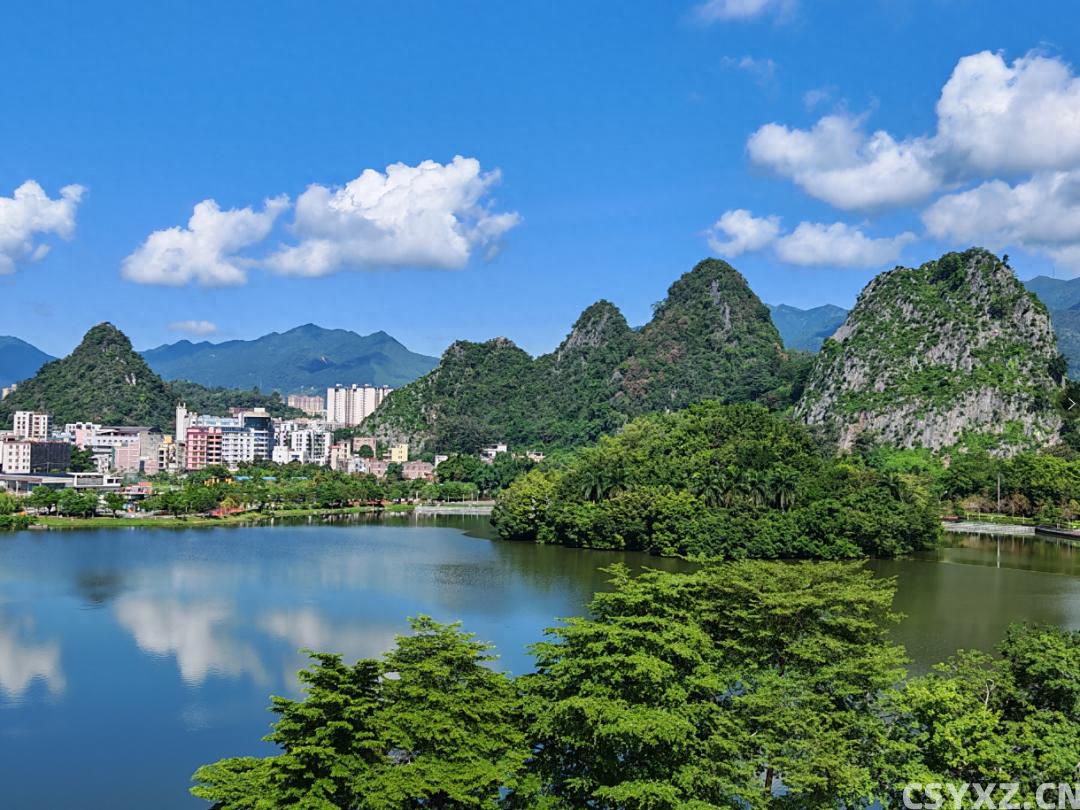 &ldquo;云浮蓝&rdquo;刷屏！蟠龙天湖与好人湖成城市生态明镜