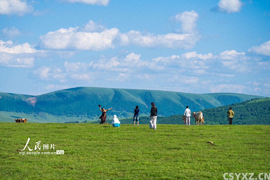 内蒙古赤峰：草原公路迎客来