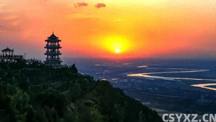 橘黄色的日落！让潼关都有了一股&ldquo;橘子香气&rdquo;