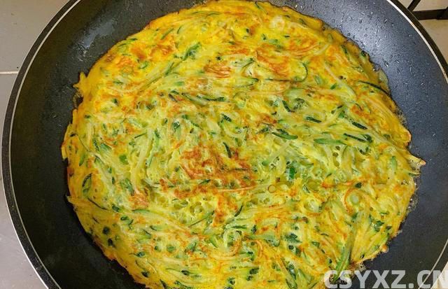 我家最受欢迎的早餐饼，不加面不加水，10分钟上桌，全家抢着吃！