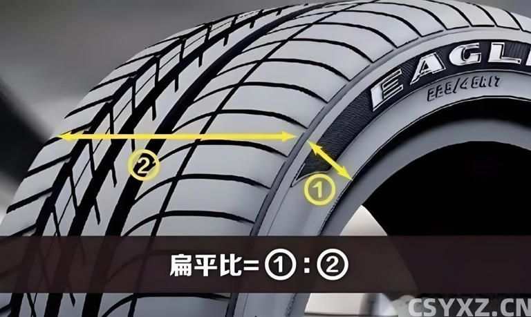 为什么***车轮胎扁，普通车轮胎厚？