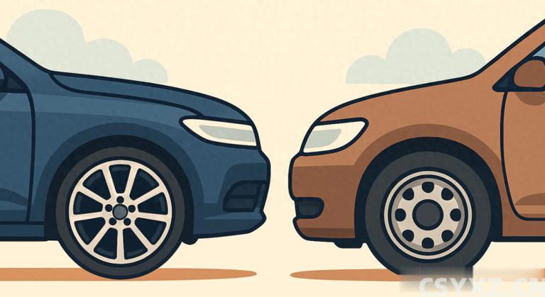 为什么***车轮胎扁，普通车轮胎厚？